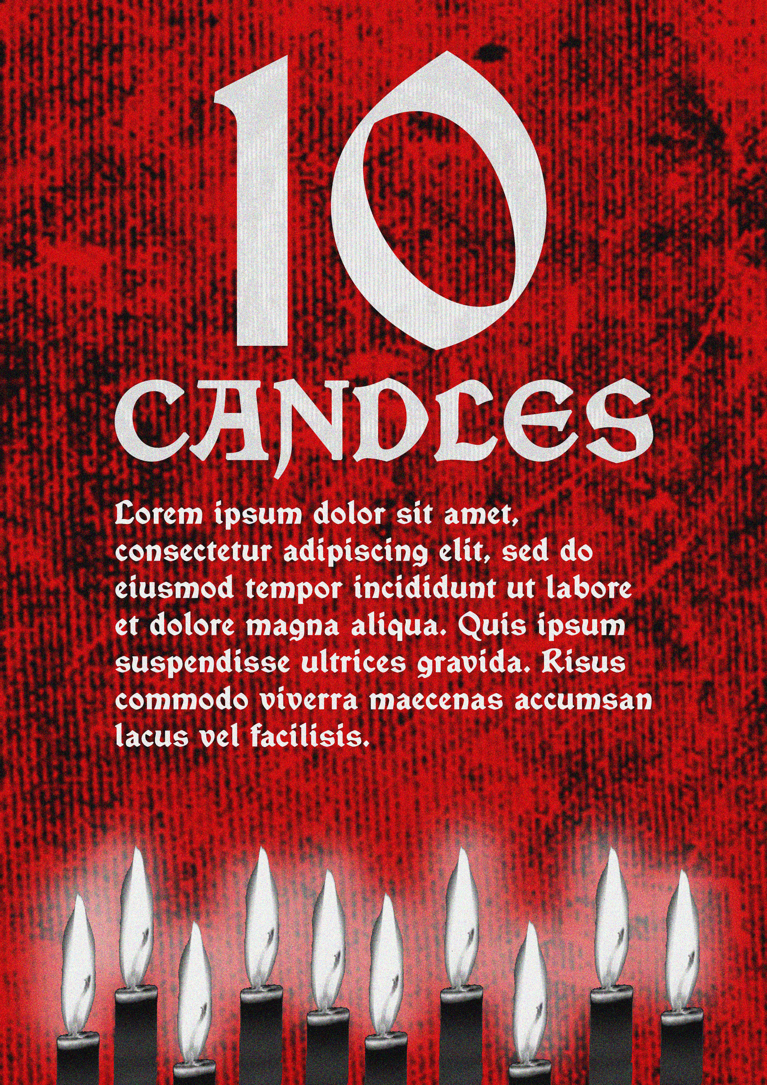 ten candles roleplaying game poster